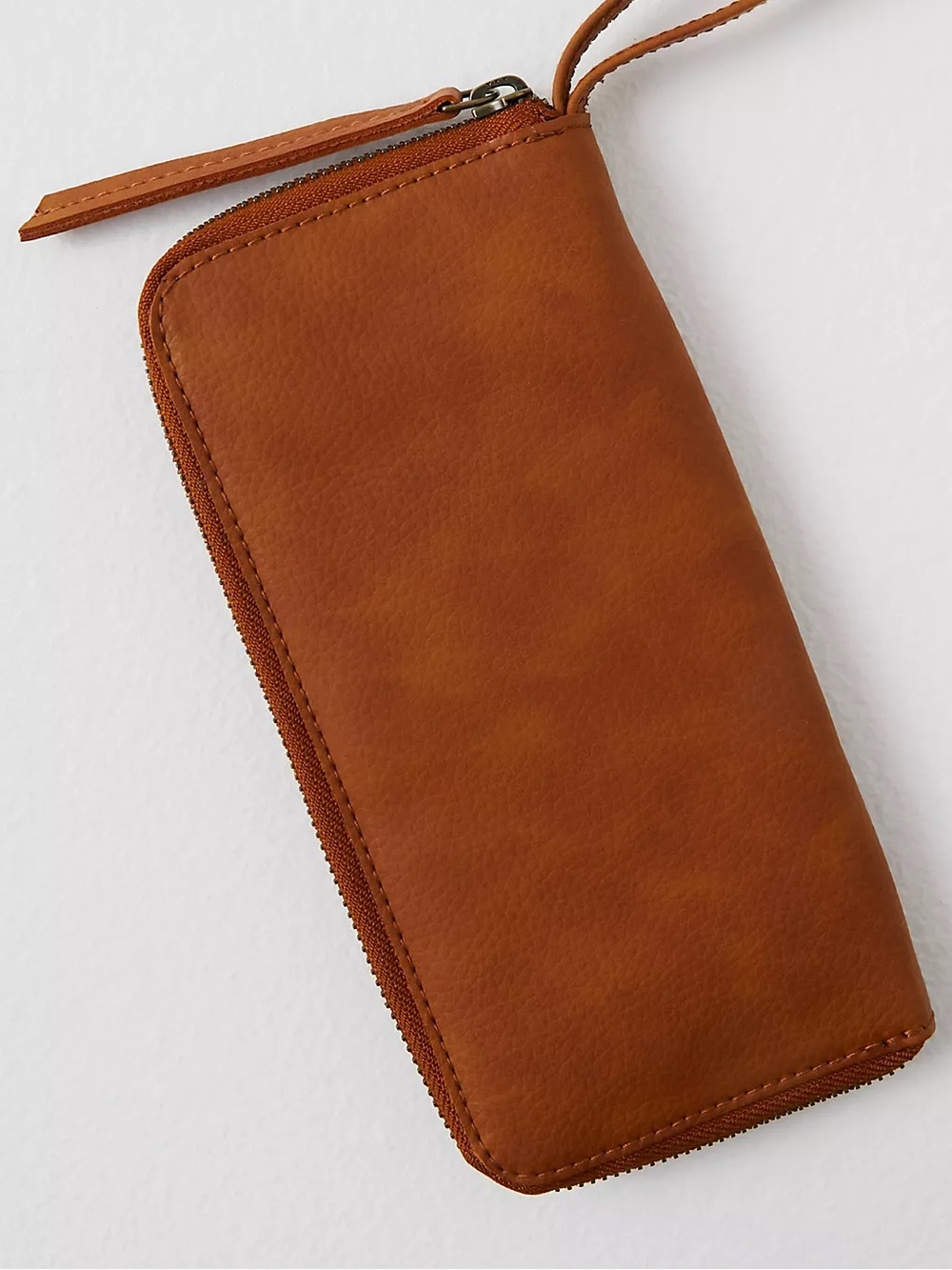 Free People Distressed Vegan Leather Wallet - Picture 11 of 12